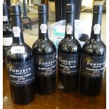 Four bottles of Fonseca 2009 vintage port