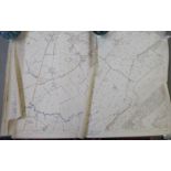 Late 19thC British Ordnance Survey maps  mixed sizes