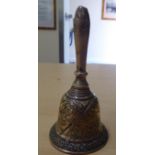 A silver maid's bell  Birmingham marks rubbed