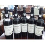 Five bottles of Grahams 2007 vintage port