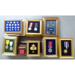 German World War II related military uniform badges, titles and other emblems, some copies,