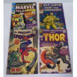 Four Marvel Comics, viz. 'The Amazing Spider-Man' volume 53; 'The Mighty Thor' volume 118; 'Sgt.Fury