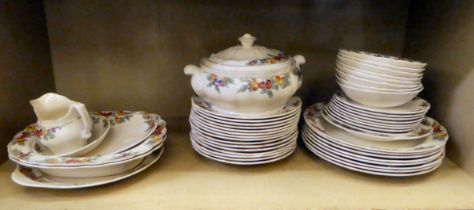 A Royal Doulton china Autumn Fruits pattern dinner service