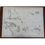 A folio of early 19thC maps: to include Polynesia  22" x 31"