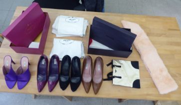 Ladies Prada shoes and fashion accessories: to include a pair of shoes  approx. size 37