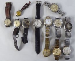 Variously cased and strapped wristwatches with examples by Seiko, Rotary, Tisot, Isio and Raymond