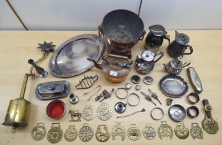 20thC metalware, mainly silver plated tableware