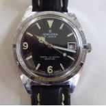 A circa 1950/60s Services stainless steel cased wristwatch, the 21 jewel movement faced by a baton