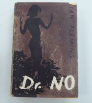 Book: a 1958 edition of Ian Fleming's 'Dr. No' with dust cover
