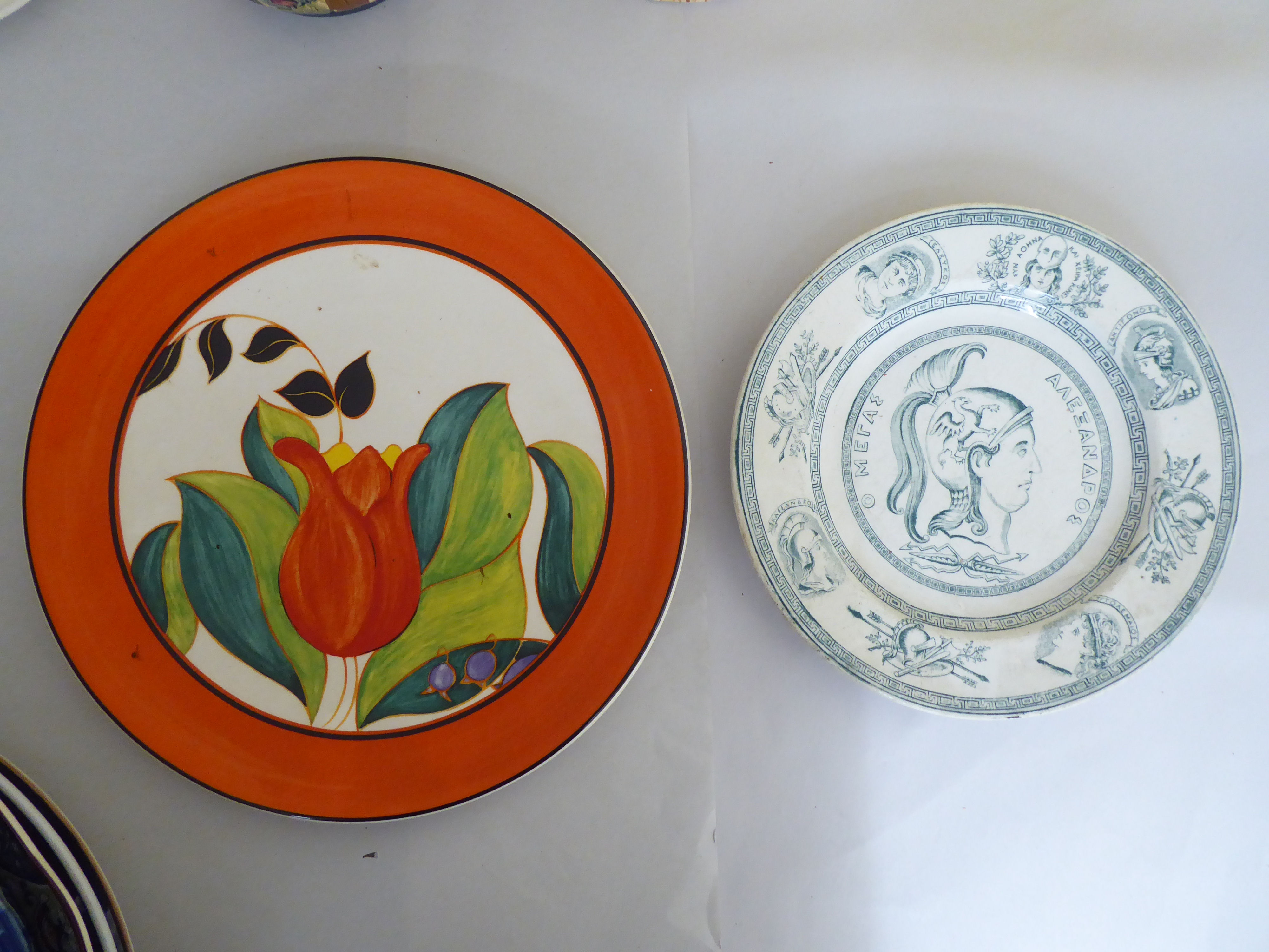 Decorative ceramics: to include an Aynsley china washbowl and jug from the Three Anniversary - Image 6 of 9