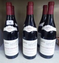 Wine, six bottles of 2006 Jaffelin Pernand-Vergelesses