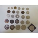 Uncollated mainly British coins: to include George III and Elizabeth II examples