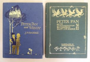 Books: 'Peter Pan in Kensington Gardens' and 'Peter Pan and Wendy' by JM Barrie