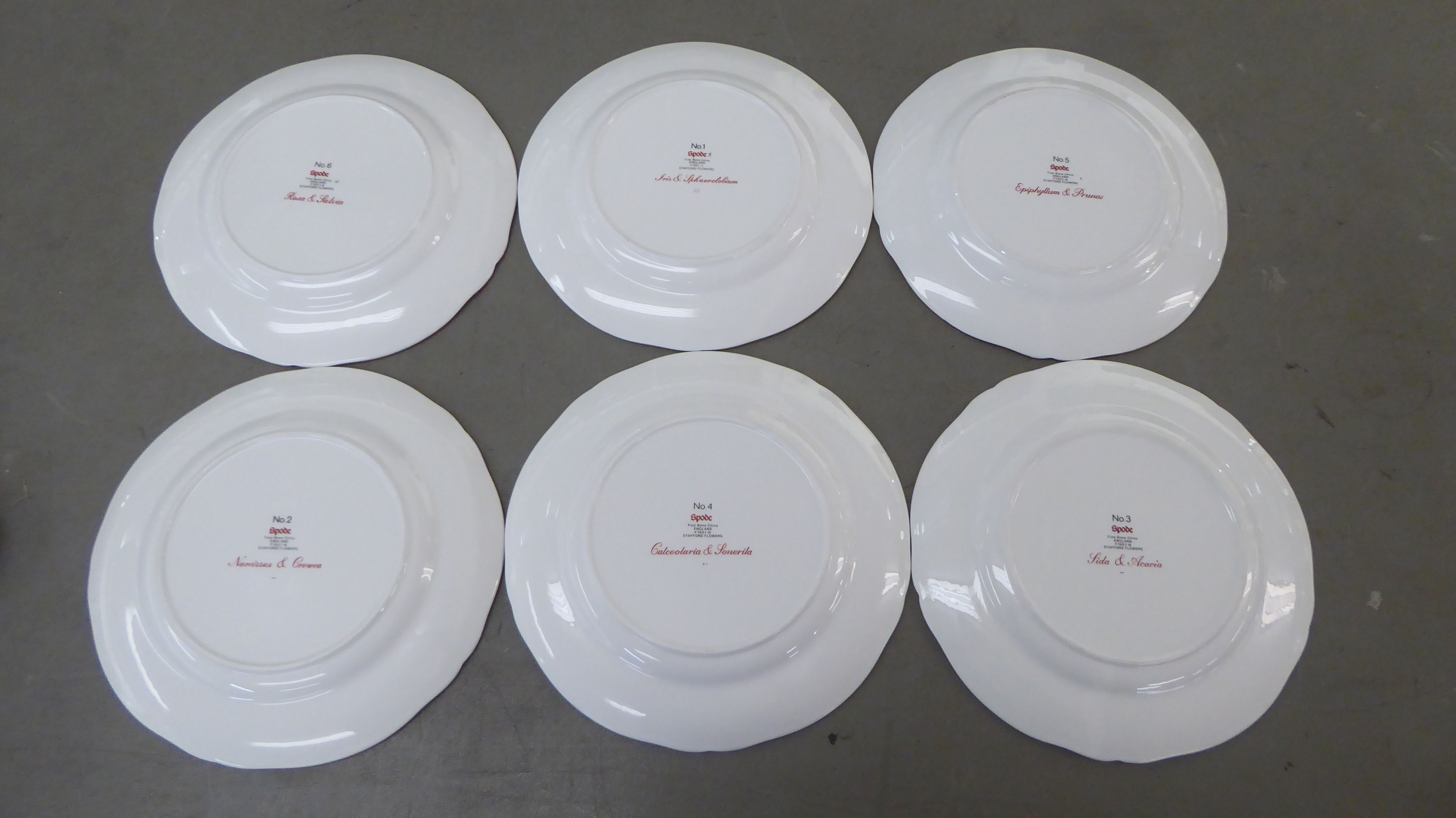 Ceramics: to include Royal Crown Derby china plates; Spode china plates  7" & 8"dia; and Halcion - Image 5 of 6