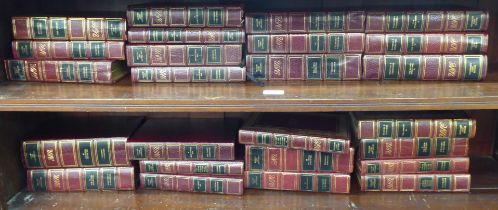 Books: 'The Major Works of Sir Winston Churchill' published in twenty-five calf bound volumes, by