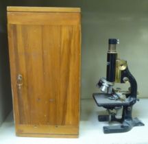 A Reichert microscope No.80264  16"h