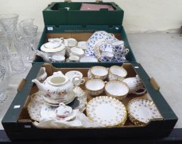 Spode, Royal Worcester and other bone china tableware  various patterns