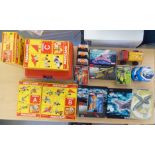 Meccano, various sets, some boxed: to include a World War II Spitfire; and a 'B' set (086401)