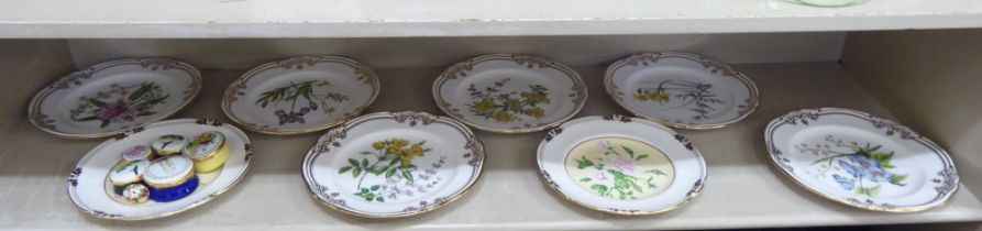 Ceramics: to include Royal Crown Derby china plates; Spode china plates  7" & 8"dia; and Halcion