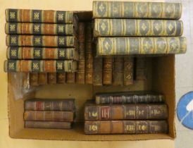 Book, 19thC leather bound issues: to include 'The Spector' published in eight volumes