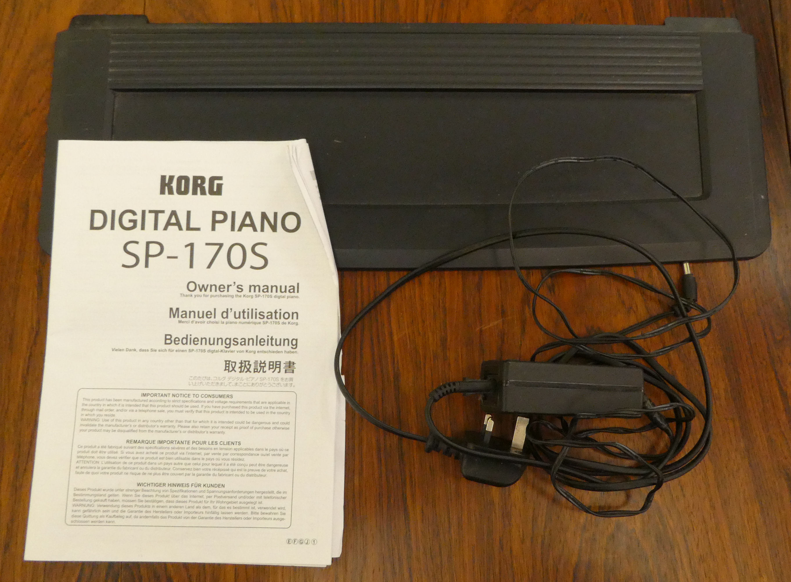 A Korg model no. SP-1705 electric piano  29"h  52"w - Image 5 of 5