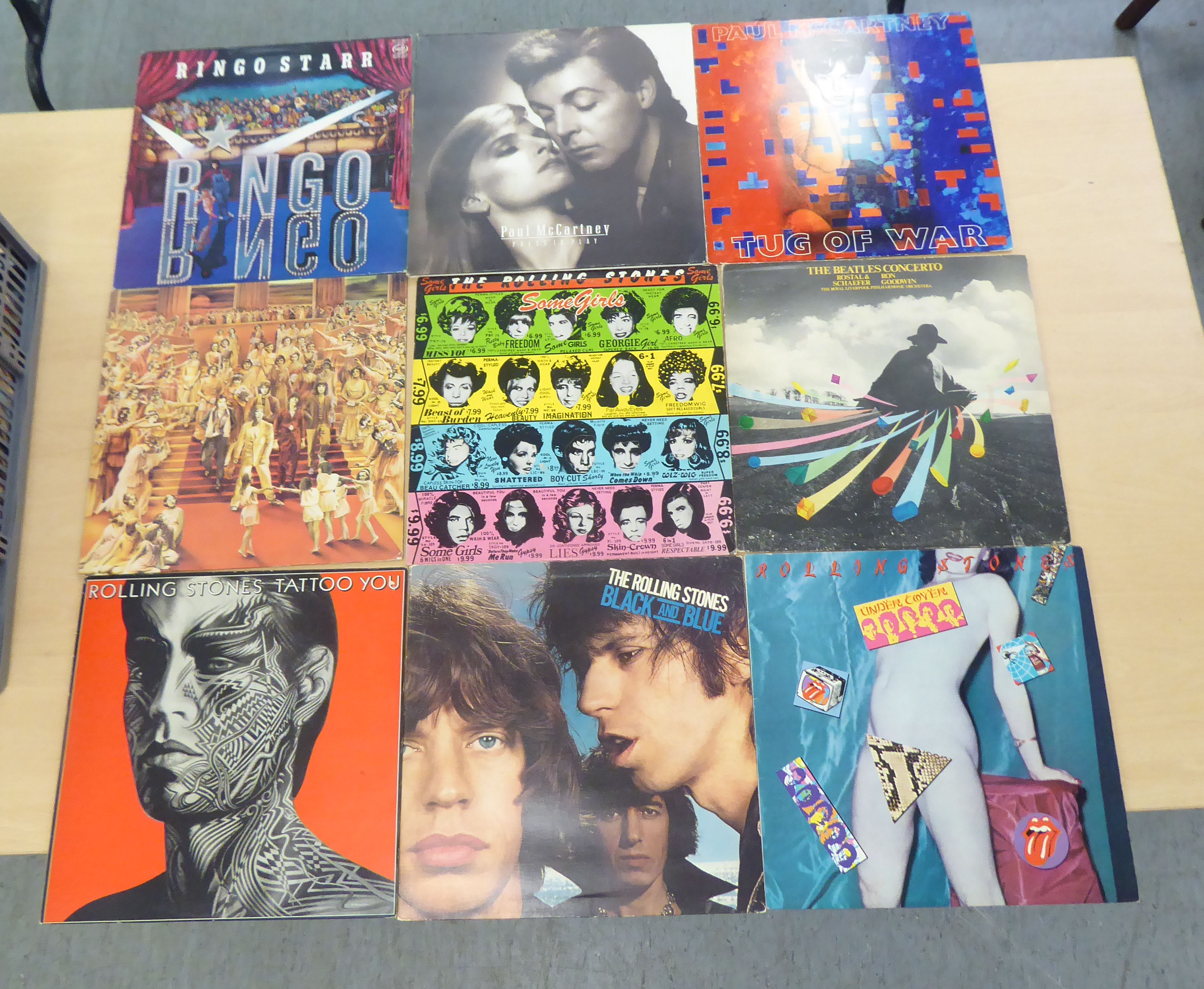 Vinyl albums, mainly rock and pop: to include 'The Beatles', 'Blondie', 'Eurythmics', 'Dire - Image 3 of 10