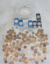 Uncollated, mainly British pre-decimal coins