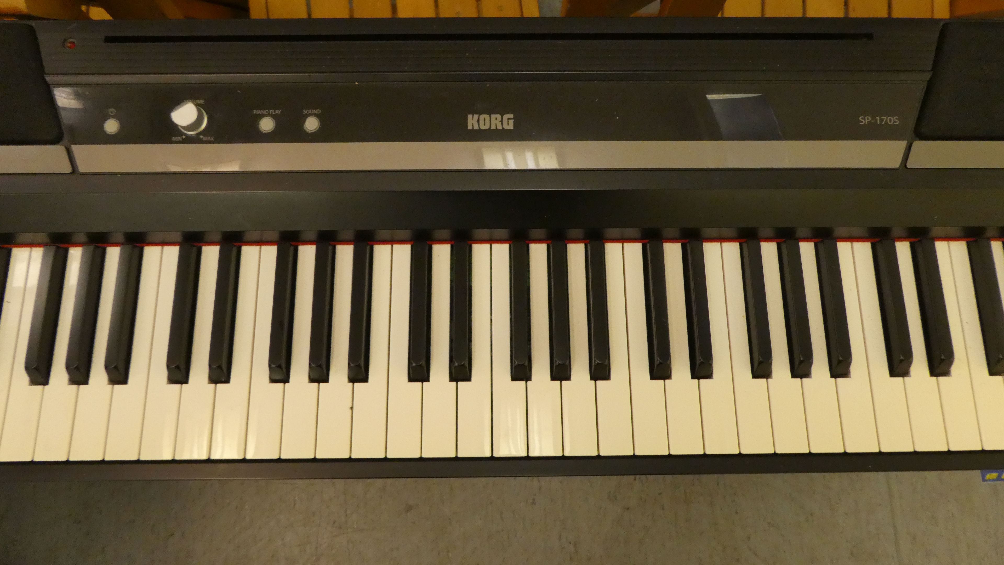 A Korg model no. SP-1705 electric piano  29"h  52"w - Image 2 of 5