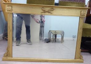 A modern mirror, set in an Empire style moulded gilt frame  30" x 42"