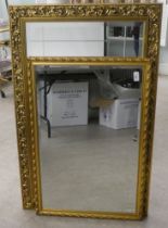 Two dissimilar modern gilt framed mirrors  26" x 40" & 21" x 31"