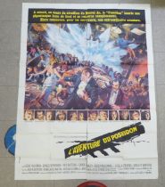 A French film poster for 'The Poseidon Adventure'  60" x 44"