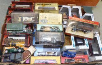 Diecast model vehicles: to include examples by Models of Yesteryear, Lledo, Dinky Toys and Matchbox