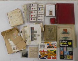 Postage stamps and cigarette cards: to include First Day covers