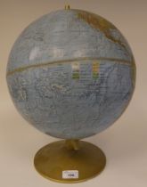 A Philips terrestrial globe  14"h