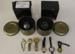 Variously cased and stamped wristwatches: to include examples by G-Shock and Timex