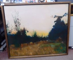 Jeremy Andrews - 'Sunrise'  oil on canvas  bears a signature, dated '99 & label verso  27" x 31"