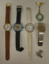 Variously cased fob and wristwatches