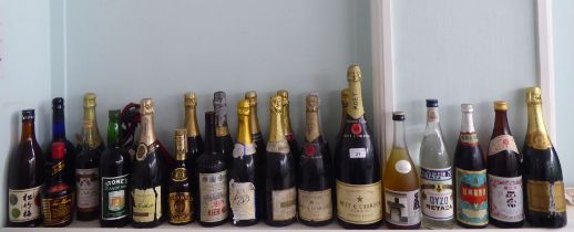Alcoholic beverages: to include a bottle of Premiere Cuvee Moet & Chandon Champagne