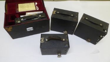 Photographic equipment: to include a Cine Kodak model BB