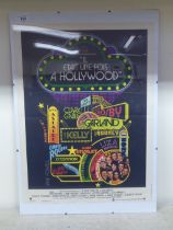 A French language coloured film poster  'Il Etait Une Fois a Hollywood'  21" x 14"