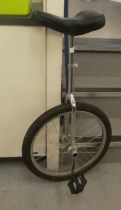 A modern unicycle  20"dia wheels