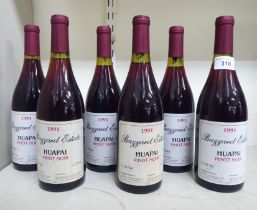 Wine: six bottles of Huapai Pinot Noir  1991