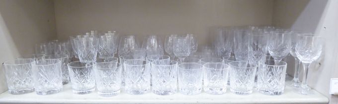 Glassware: to include tumblers and Champagne flutes