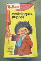 A Pelham ventriloquist's puppet 'Fido the Lion'  boxed