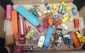 Diecast model vehicles: to include examples by Lesney Matchbox