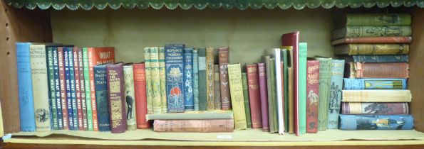 Books, mainly early 20thC: to include works by Lewis Carroll; Rudyard Kipling; GA Henty; and WHG