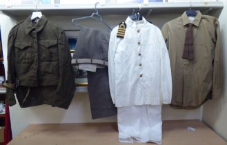 Military uniforms: to include Home Guard (Please Note: this lot is subject to the statement made