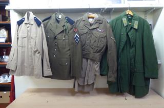 Military uniforms: to include a Royal Corps mess dress (Please Note: this lot is subject to the