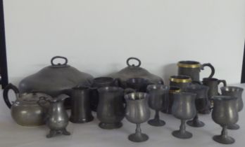 18thC, 19thC and later pewter: to include tankards