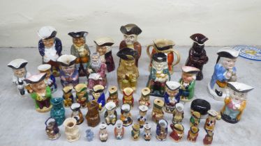 Ceramics: to include china Toby jugs with examples by Royal Doulton